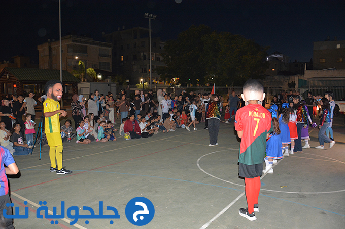 موكب كأس العالم المتجول في جلجولية برعاية جمعية غيث
